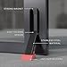 Door Stop, No Drill Door Stopper - Kickdown Doorstop for Home, Glass Doors, & Outdoors, Easy to Install Doors with Self Adhesive Door Stopper, No Screw Flip Down Portable Door Stopper - Black