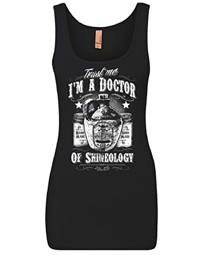 Moonshine Doctor Women's Tank Top Shineology Whisky Liquor Booze Drinking Top Black S