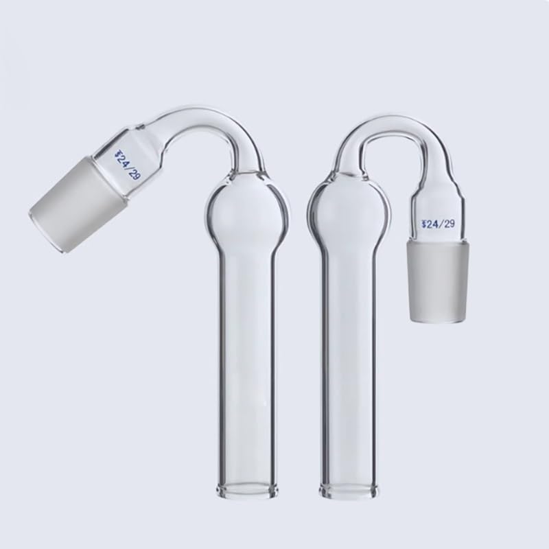 High Borosilicate Glass U-Tube Drying Tube - Durable Heat-Resistant Laboratory Equipment(A Mouth 19)