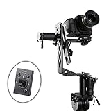 Movo Photo MGB-5 Aluminum Motorized 360° Pan and Tilt Gimbal Head for Tripods and Jibs - Supports Cameras up to 11 LBS