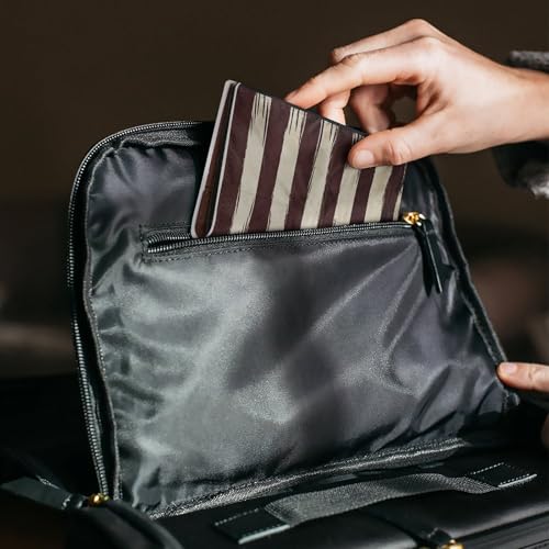 Drapeau américain étui de passeport en cuir porte-document - 5