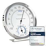 MAVORI® 2in1 Thermometer & Hygrometer aus Edelstahl