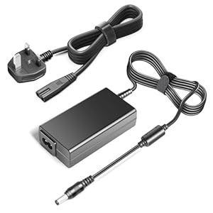 TAIFU 19VDC Adapter UK Plug Cable for JBL Xtreme/Extreme 1 2, JBL Boombox Speaker Charger, Anker Nebula Mars II 2 Pro D2323 D2323111 MarsII 500 ANSI Lumen Projector Power Supply Cord 65W 19V 3.42A