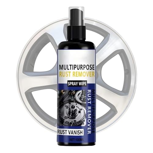 Générique Dérouillant pour Métaux - Polissage Et Lubrifiant pour Revêtement | Dissolvant Rouille 100ml pour Jantes Auto,pour Vis Portes Roues Charnières Chaînes Boulons Peinture Robinet Maison Garage