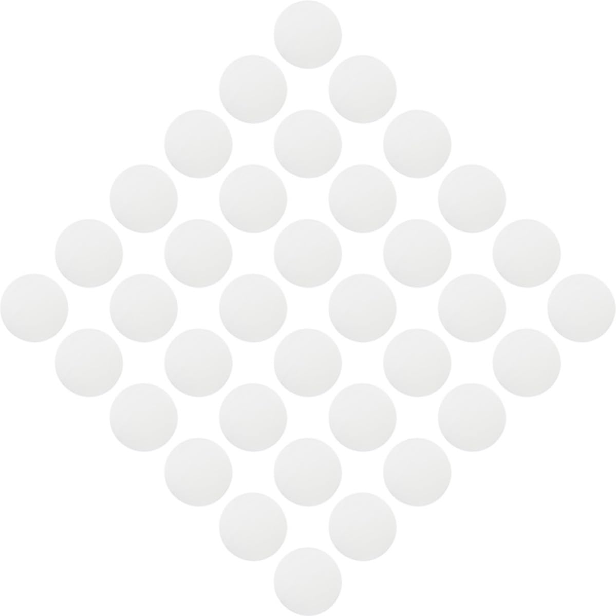 Coussins ronds absorbants pour cage de perruches doublures lisses en non-tissé blanc