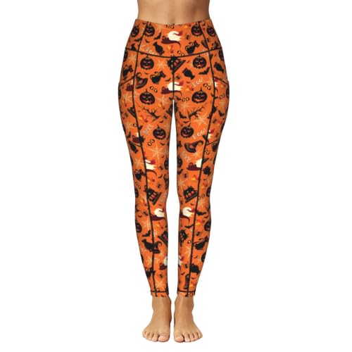 Pantalones de yoga informales con estampado de Halloween para tu rutina diaria 2