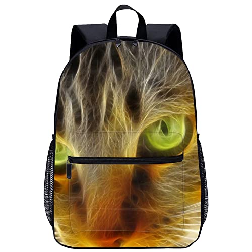 Mochila animada de gato en 3D con gran capacidad para actividades escolares