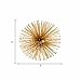 Modern Day Accents 5067 Erizo Urchin Small Gold Sphere, Coffee Table Room Decor, Shelf Starburst Centerpiece, Spike Ball Decoration, Home, Office, 6