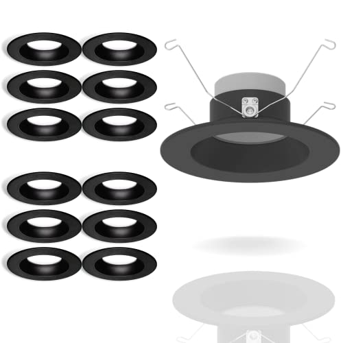 American Lighting AD56-5CCT-BK;120 Volts, LED, 15 Watts, Advantage Select Dimmable Lighting Recessed Downlights; 5-CCT 2700K-5000K, 900Lm, 5/6 in; 90CRI, Black for Commercial, Residential (12 Pack) American Lighting AD56-5CCT-BK;120 Volts, LED, 15 Watts, Advantage Select Dimmable Lighting Recessed Downlights; 5-CCT 2700K-5000K, 900Lm, 5/6 in; 90CRI, Black for Commercial, Residential (12 Pack)