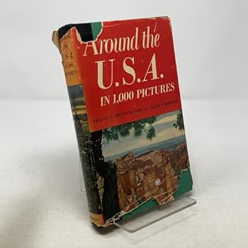 Hardcover Around the U. S. A. in 1,000 Pictures [Unknown] Book