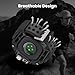 Delidigi Rugged Case with Band for Apple Watch Ultra 3/2/1 (49mm)-Military Grade Shockproof Protection, Lightweight Tactical Strap for Men-Includes Reinforced Metal Bumper Cover (No Screen Protector)