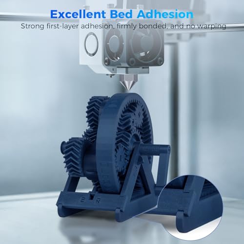 Image of IEMAI Carbon Fiber PETG Filament 1.75mm Matte Blue 1KG, PETG-CF 3D Printer Filament with Dimensional Stability & Low Warpage, High Stiffness, Heat Resistant, Easy Print
