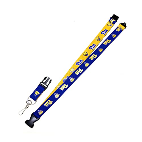 Pro Specialties Group Pittsburgh Panthers Lanyard Two Tone Mustard/Blue