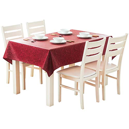 Nappe ronde imperméable pour table de salon et hôtel à tissu anti-huile