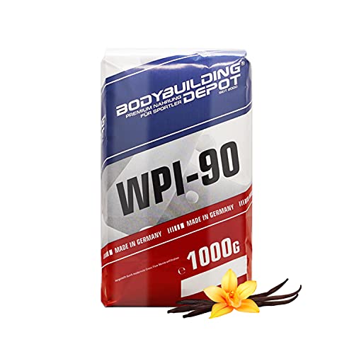 Bodybuilding Depot Whey Protein Isolat 1kg - Vanille | umweltfreundlich in Papier verpackt