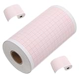 Cabilock 3 Rollen Thermopapier 80mm X 20m Rotes Raster Kompatibel mit Se 3/300 Mindray R3 Medizinisches Nachfüllpapier für Herzdiagnosegeräte