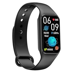Smart Watch for Men Women, Fitness Tracker SpO2 Heart Rate Sleep Monitor, IP68 Waterproof Activity Tracker with 24 Sports, Weather, Notification, Calorie Step Counter Smart Watch for iOS Android