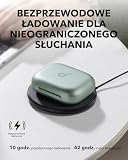 soundcore AeroFit 2 firmy Anker, słuchawki otwarte, regulowane zaczepy na uszy, ścisłe dopasowanie, bogaty bas, dźwięk bezprzewodowy Hi-Res, 42 godz. odtwarzania (Zielony, Standard)