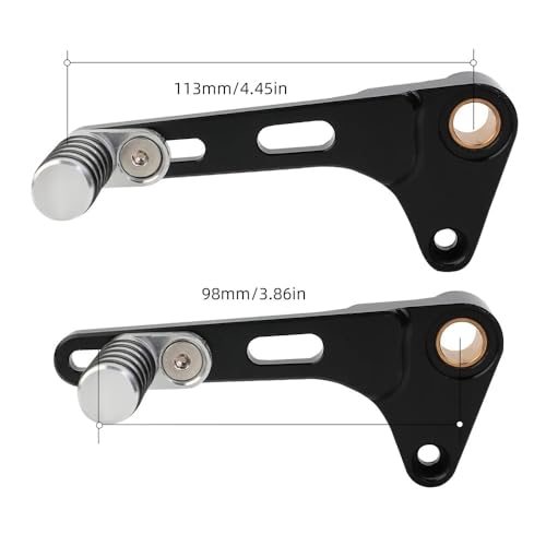 Sélecteur de vitesse gauche pliable embout rétractable moto