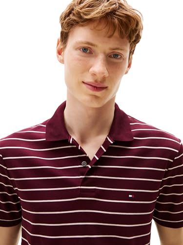 Image of Tommy Hilfiger Mens Short Sleeve Casual Polo Shirts in Regular Fit with Liquid Cotton