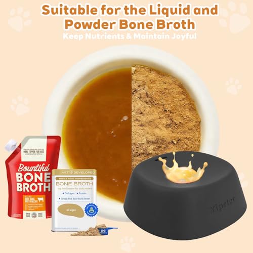 Image of Yipetor Dog Lick Bowl, Rolled Ball-in Slow Feeder Enrichment Puzzle Toys