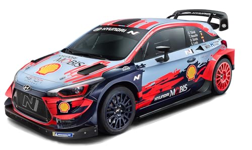 Ninco - NincoRacers Hyundai i20 WRC | Carro de rádio controlo com bateria de iões de lítio de 500 mAh e carregador incluídos | Escala 1/10 | 6 anos (NH93163)