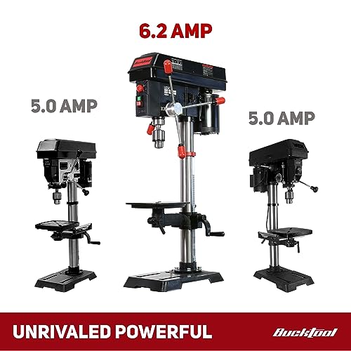 Bucktool DP12VL 12 Inch 6.2A Professional Bench Drill Press, 3/4Hp Powerful Benchtop Drill Press thumb #1