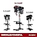 BUCKTOOL 12 INCH 6.2A Professional Bench Drill Press, 3/4HP Powerful Benchtop Drill Press, Variable Speed Drill Press with IIIA Laser and Work Light