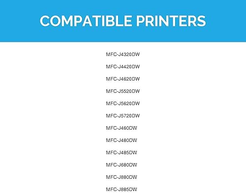 Miniatura 7 de LD Compatible - Cartucho de tinta de repuesto para Brother LC203BK de alto rendimiento (negro)