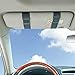 Car Sun Visor Extender, TFY Windshield and Side Window Sunshade, Protects from Sun Glare and UV Rays, Universal Fit for Most of Cars, 1 Piece (Black)