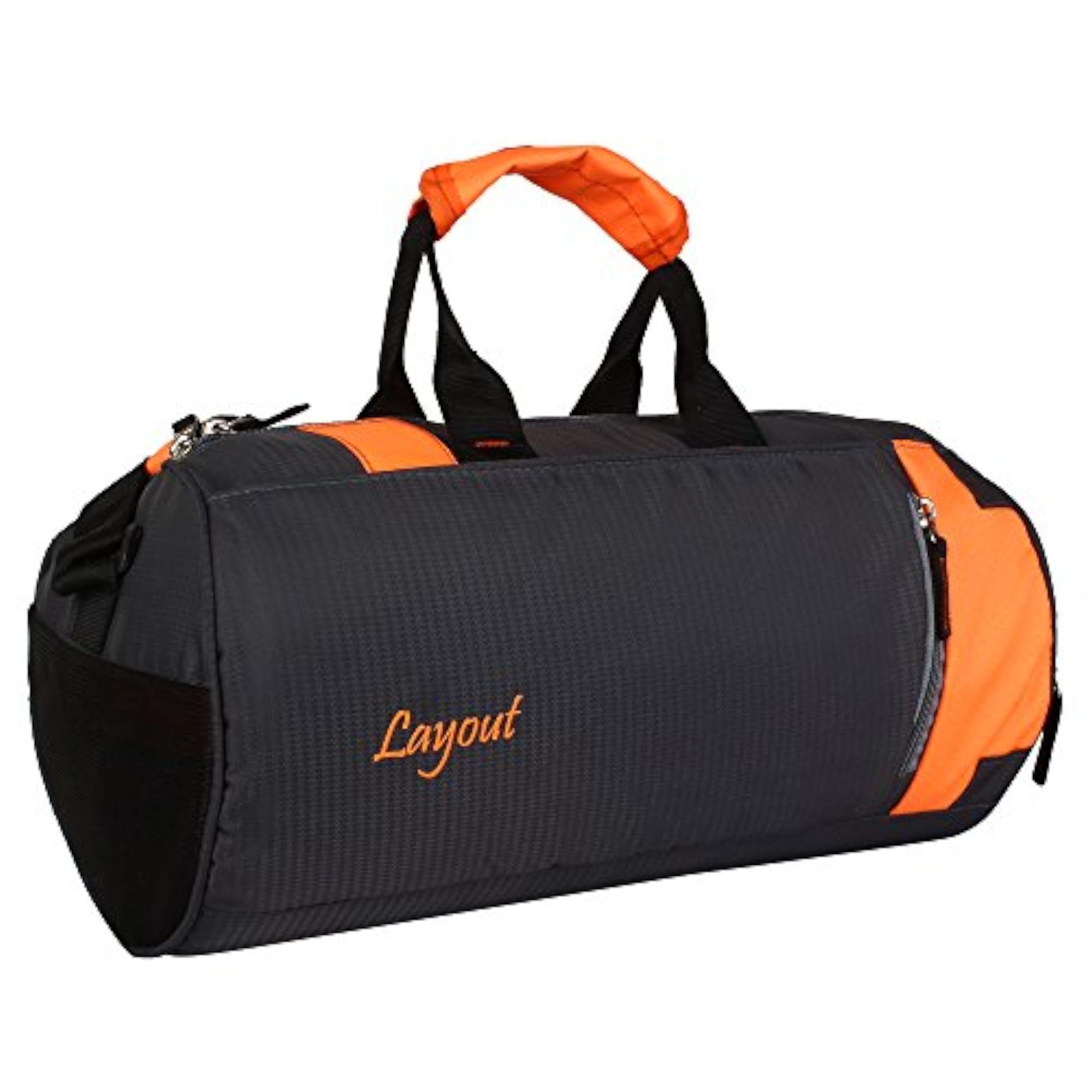Grey Orange Crysta Gym Bag
