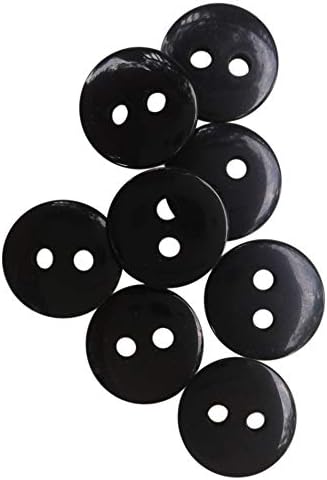Nesha Design Components NDC Black Sewing Craft Buttons 100 Pack