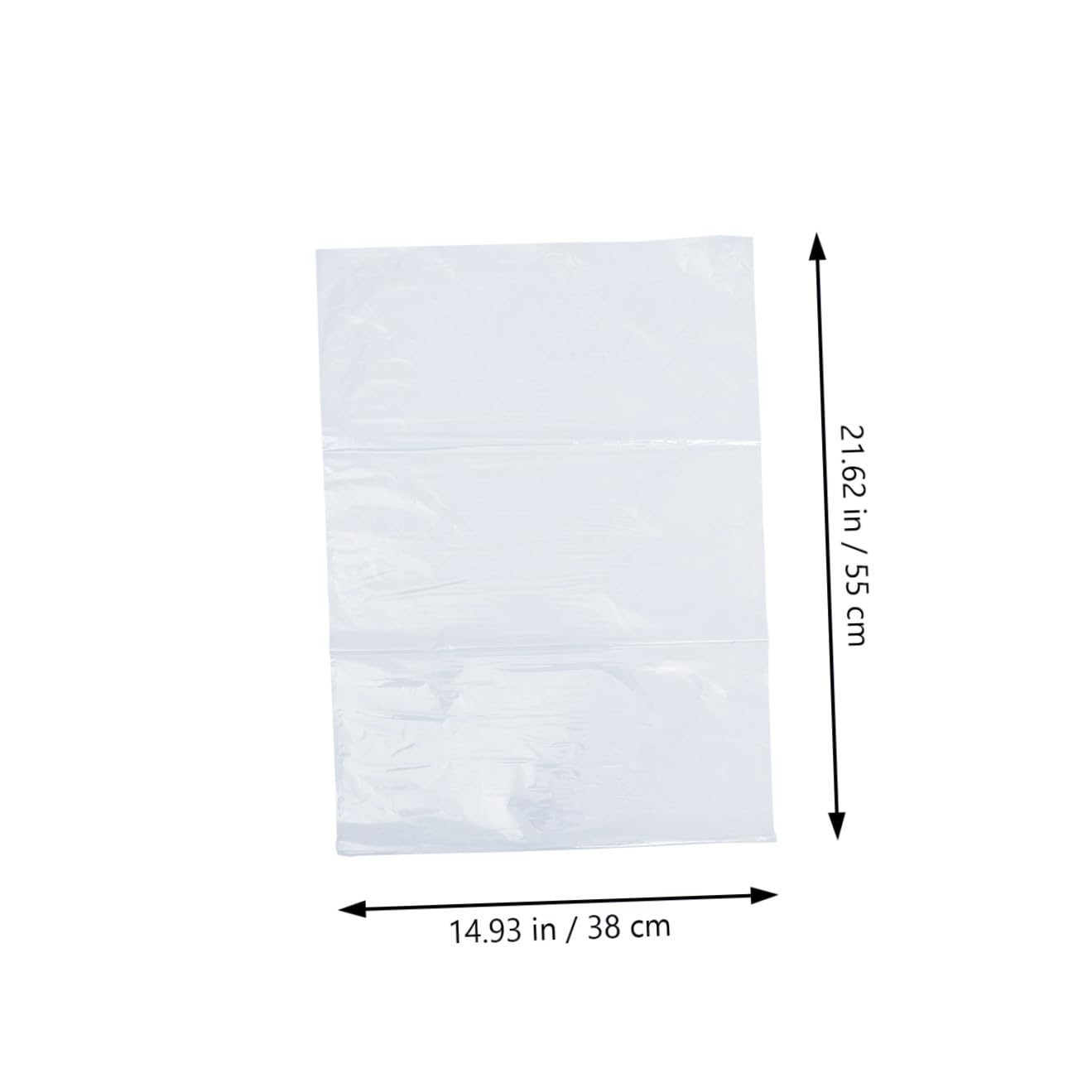 Vaguelly 100pcs 15x21 Inch PVC Heat Shrink Bags for DIY Projects, Basket Packaging, and Homemade Soap Wrapping