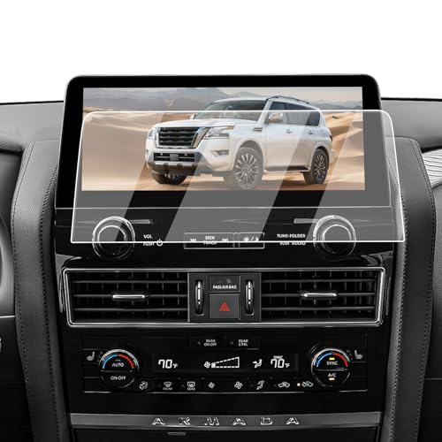 Protection d'écran pour Nissan Armada 2021-2024 vitre Infiniti QX80 12,3"