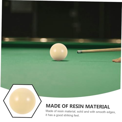 Accessoires de table de billard comprenant 4 billes blanches en résine