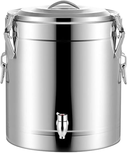 HCZKIUJY Commercial Stainless Steel Water Boiler Dispenser with Anti-Drip Tap and Lockable Lid for Catering and Hospitality (60L)