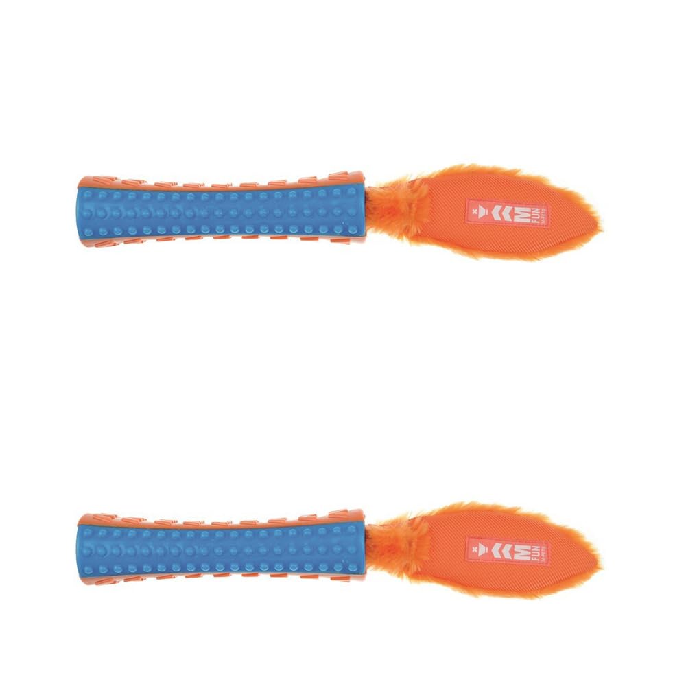 M-PETS ON/OFF FUNSTY KÖPEKLER İÇİN KAUÇUK OYUNCAK BLUE/ORANGE