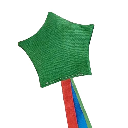 Sac de lancer étoile avec rubans pour jeux de plein air en camping et plage