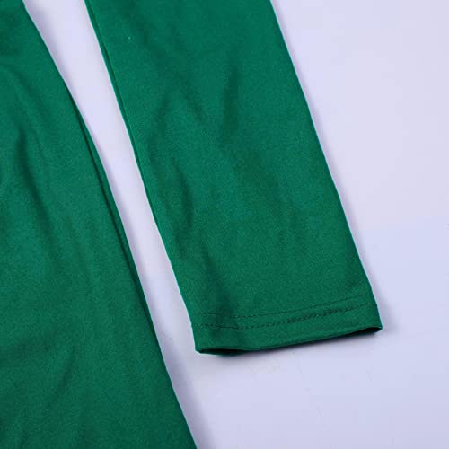 UNIROSE Vestido feminino casual de outono 2023, manga comprida, decote em V profundo, bainha com fen