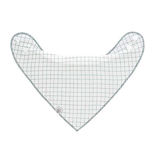 LÄSSIG Baby Lätzchen Halstuch Dreieckstücher Set 2 Stk. Bio-Baumwolle Druckknopf wendbar/Baby Bandana Garden Explorer Traktor
