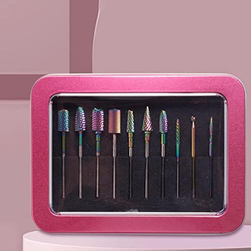 Beaupretty Kit de brocas para arte em unhas, kit de brocas de arte em unhas, acessórios para máquina
