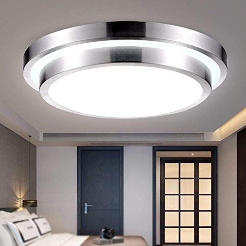 Plafonnier circulaire led 15W 25cm en aluminium moderne GZZ