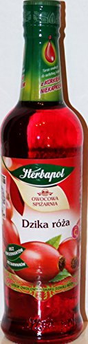 Fruchtsirup Wildrose von Herbapol // Syrop Dzika Róza - Herbapol Cover