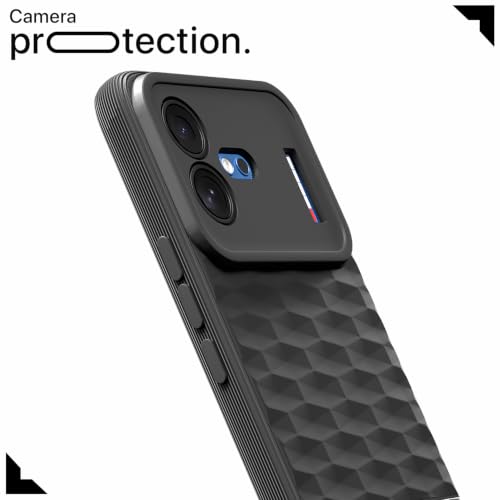 Image of Outlouders Back Cover for Nothing Phone 4b 5G | Full Camera Protection | TPU Soft Flexible Shockproof Bumper Case (Black)