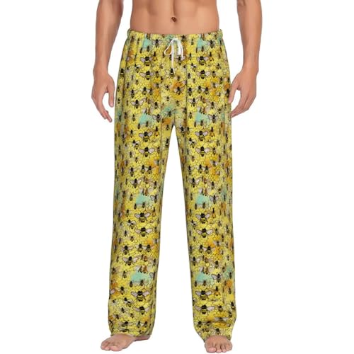 Pantalon de pyjama doux homme avec taille élastique pour un confort absolu