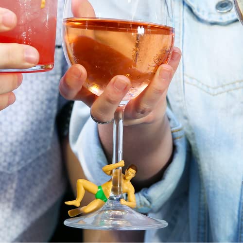 Npw Wine Charmers Themed Reuseable Glass Drink Markers, 4 #TOP1