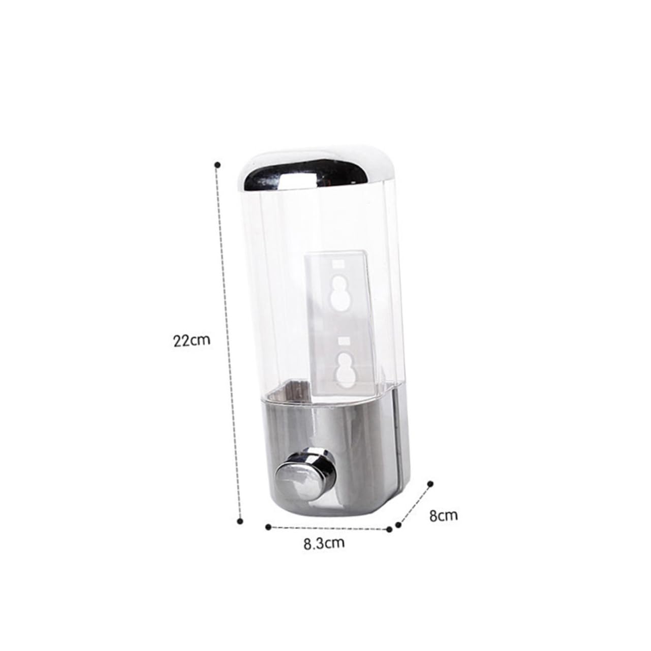 HOLIDYOYO Stainless Liquid Dispenser Wall Mounted Shampoo and Shower Gel Container for Bathroom and Saving Lotion and Soap Pump