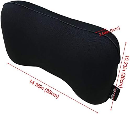 Big Ant 腰痛クッション 車クッション ランバーサポート 背凭れクッション 腰クッション 運転 腰サポート 腰当て 腰痛対策 長距離運転 車シートクッション ブラック