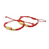 2 Pcs Pi Xiu Red String Bracelet Chinese Feng Shui...