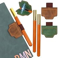 2 Pieza Marcapáginas Magnético de Cuero Personalizado, Soporte